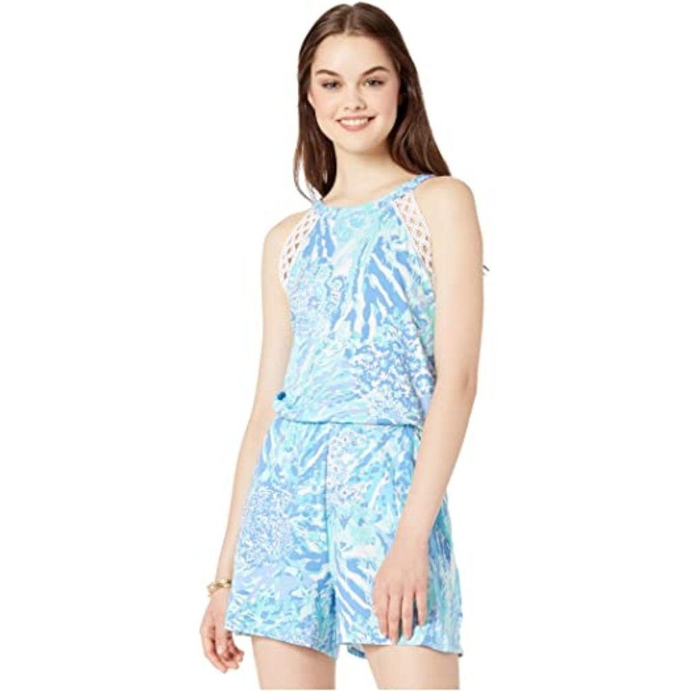 Lilly Pulitzer LaLa Halter Romper